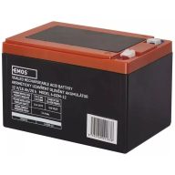 EMOS 6-DZM-12 12V 15Ah csúszósarus elektromos kerékpár akkumulátor
