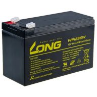 Long WP1236W 12V 9Ah F2 csúszósarus elektromos kerékpár akkumulátor