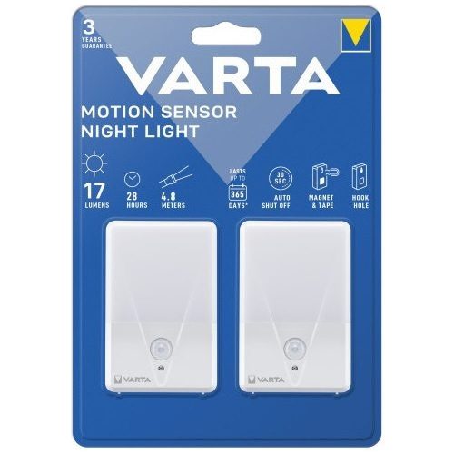 VARTA MOTION SENSOR NIGHT LIGHT ÉJJELI LÁMPA TWINPACK - 16624