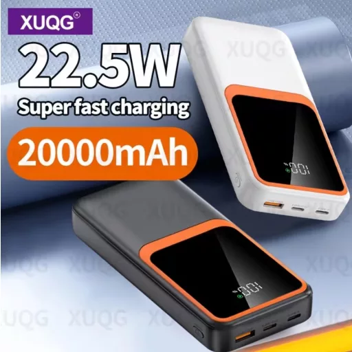 20000mAh LED kijelzős külső akkumulátor Powerbank