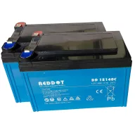   RedDot DD12140C 24V 14Ah 6-DZM-12 csúszósarus elektromos kerékpár akkumulátor