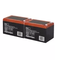   EMOS 24V 15Ah B9656V 6-DZM-12 csavaros / csúszósarus ciklikus elektromos kerékpár akkumulátor