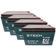 ZTECH TIANNENG 6-DZF-12 48V 12Ah csavaros elektromos kerékpár akkumulátor