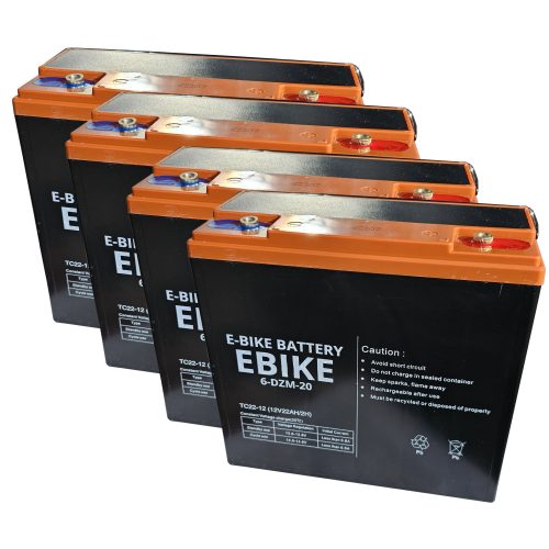 EBIKE 6-DZM-20 48V 22Ah csavaros elektromos kerékpár akkumulátor