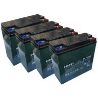 RedDot DD12220C 48V 22Ah 6-DZM-20 csavaros elektromos kerékpár akkumulátor