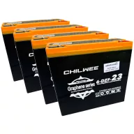   CHILWEE 48V 23Ah ZTECH 6-DZF-23 Grafén csavaros elektromos kerékpár akkumulátor