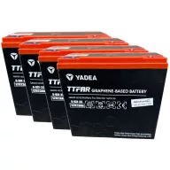   YADEA 48V 23Ah ZTECH 6-DZF-23 Grafén csavaros elektromos kerékpár akkumulátor