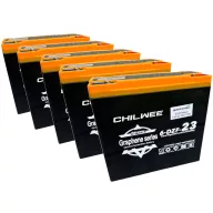   CHILWEE 60V 23Ah ZTECH 6-DZF-23 Grafén csavaros elektromos kerékpár akkumulátor