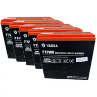  YADEA 60V 23Ah ZTECH 6-DZF-23 Grafén csavaros elektromos kerékpár akkumulátor