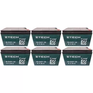   ZTECH TIANNENG 6-DZF-12 72V 12Ah csavaros elektromos kerékpár akkumulátor