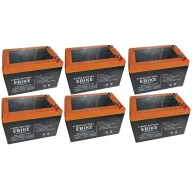   EBIKE 6-DZM-12 72V 14Ah TC14-12 csavaros elektromos kerékpár akkumulátor