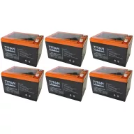   TitanEnergy 6-DZF-12 72V 14Ah csúszósarus elektromos kerékpár akkumulátor