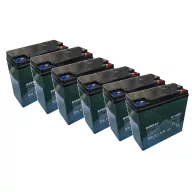   RedDot DD12220C 72V 22Ah 6-DZM-20 csavaros elektromos kerékpár akkumulátor