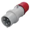  SCAME ipari dugvilla 5p 32a/400v IP44 csavarmentes A6115