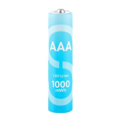 1,5V AAA 660mAh 1000mWh Li-ion mikro akkumulátor