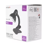 Avide Basic Asztali Lámpa Csíptethető Fekete Max 60W