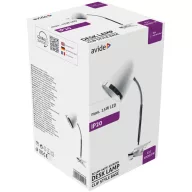 Avide Basic Asztali Lámpa Csíptethető Fehér E27 max 15W