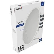   Avide LED Asztali Lámpa Világítós Sminktükör Akkumulátoros Kerek