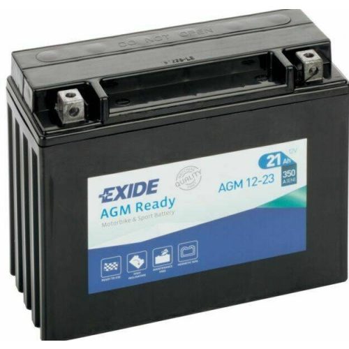 Exide AGM 12-23 (Y50-N18L-A) 12V 21Ah gondozásmentes AGM (zselés) motor akkumulátor