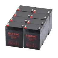 APC RBC43 helyettesítő szünetmentes akkucsomag 8*12V 5Ah
