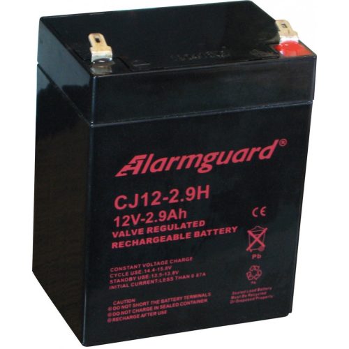 Alarmguard CJ12-2.9 12V 2,9Ah zselés akkumulátor
