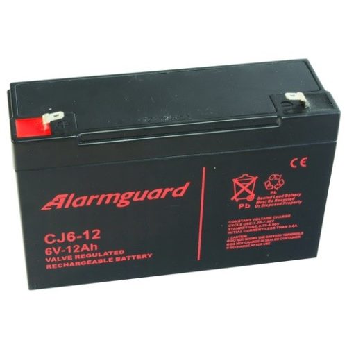Alarmguard CJ6-12 6V 12Ah zárt ólomsavas akkumulátor