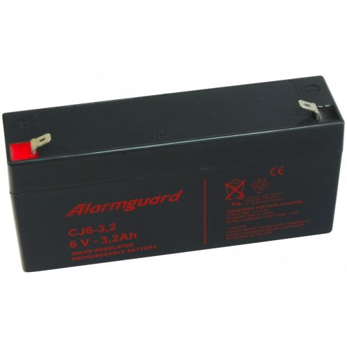 Alarmguard CJ6-3.2 6V 3,2Ah zselés akkumulátor