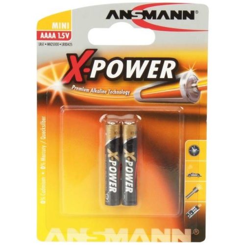 Ansmann AAAA X-Power LR61 tartós mikro elem