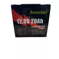   Anvolan 12,8V 20Ah 256Wh Lítium vasfoszfát LIFEPO4 elektromos kerékpár akkumulátor 
