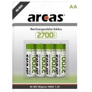 Arcas HR6/4BP 1,2V 2700mAh NiMh AA ceruza tölthető elem