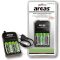 Arcas Charger +4db 2700mAh HR6 AA tölthető ceruza elem