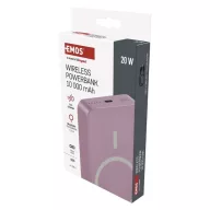    EMOS Powerbank WI 1046, 10 000 mAh, 20 W+Wireless, lazac B0551S