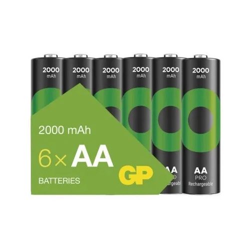 GP ReCyko Pro NiMH Akkumulátor HR6 2000 mAh (AA) 6db B2620V