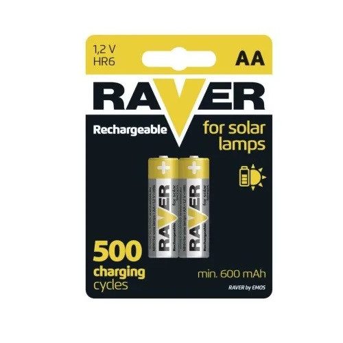 RAVER SOLAR NiMH akkumulátor HR6 (AA) 2db/bliszter B7426