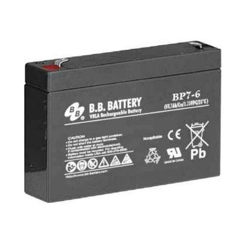 BB Battery BP7-6 6V 7Ah gondozásmentes akkumulátor