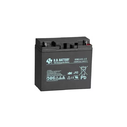 B.B.Battery 12V 22Ah HR22-12 Highrate / Longlife zárt ólomsavas zselés akkumulátor