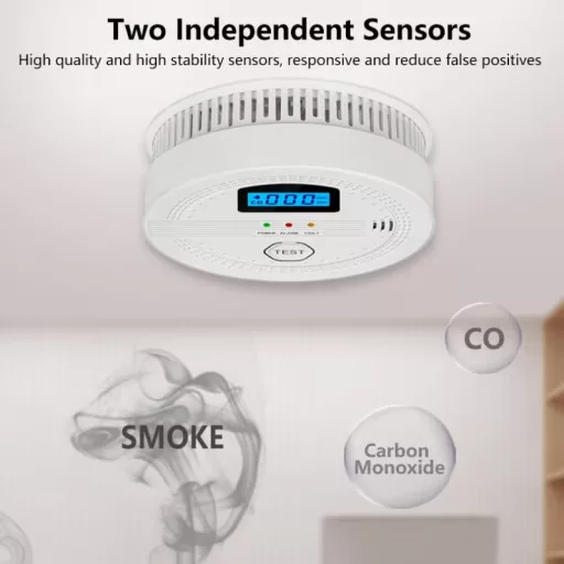 Szén-monoxid CO- érzékelő és Füst riasztó