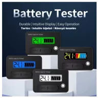 8-30V LCD digitális akkumulátor kapacitásjelző ólom-savas lítium LiFePO4 autó motorkerékpár voltmérő feszültségmérő