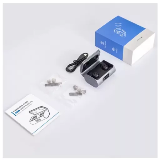 Bluetooth újratölthető hallókészülék időseknek
