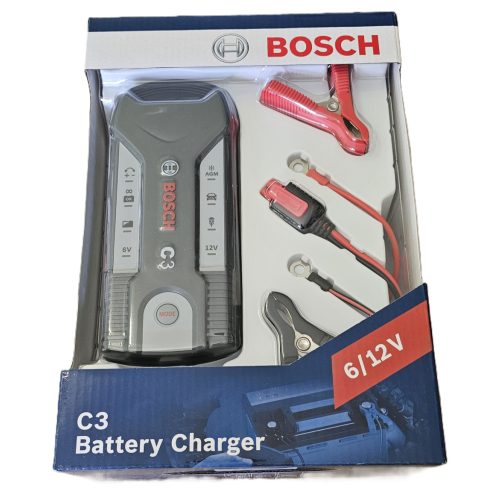 Bosch C3 6V/12V akkumulátor töltő