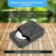Fekete gombelem töltő