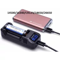 KeepPower LCD 3,6/3,7V Li-Ion akkumulátor töltő