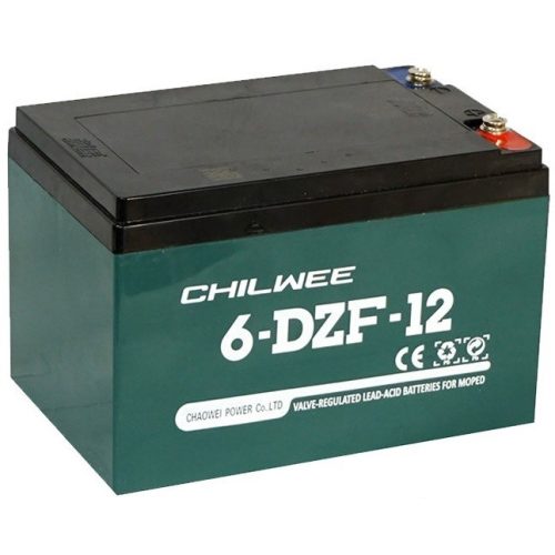 CHILWEE 6-DZF-12 12V 12Ah csavaros elektromos kerékpár akkumulátor