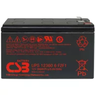 CSB 12V 7,1Ah  UPS123606 F2F1 360W Highrate zárt ólomsavas zselés akkumulátor