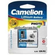 Camelion CR-P2 CRP2 2CR-P2 2CRP2 223 6V Lithium fotó elem