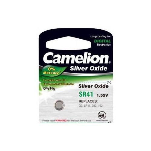Camelion SR41 392 G3 192 LR41 AG3 L736 ezüst-oxid gombelem