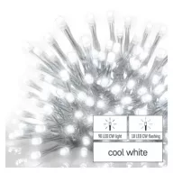   Standard LED sorolható füzér, villogó – jégcsapok, 2,5 m, kültéri, hideg fehér D1CC02