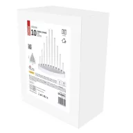    LED gyertyatartó, fehér, 24,5 cm, 3x AA, beltéri, meleg fehér, időzítő DCAW01