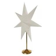    LED papírcsillag, aranyszínű talppal, 45 cm, beltéri DCAZ15