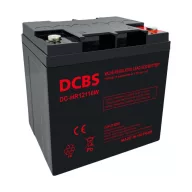 DCBS 12V 28Ah DC HR12110W Highrate / Longlife zárt ólomsavas zselés akkumulátor